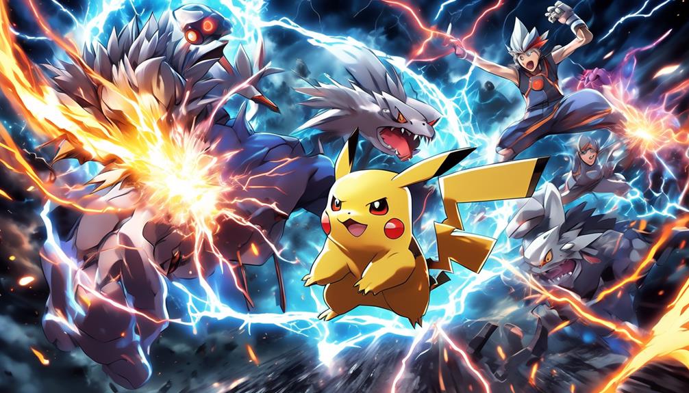 electric pokemon in battle